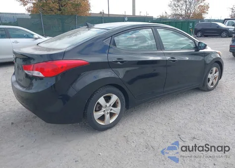 2011 Hyundai Elantra Gls (Ulsan Plant) from USA, damaged, VIN KMHDH4AE6BU135308